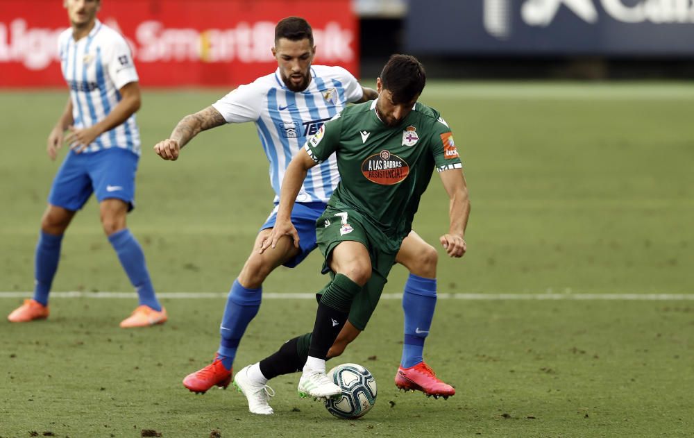 El Dépor pierde 1-0 en Málaga