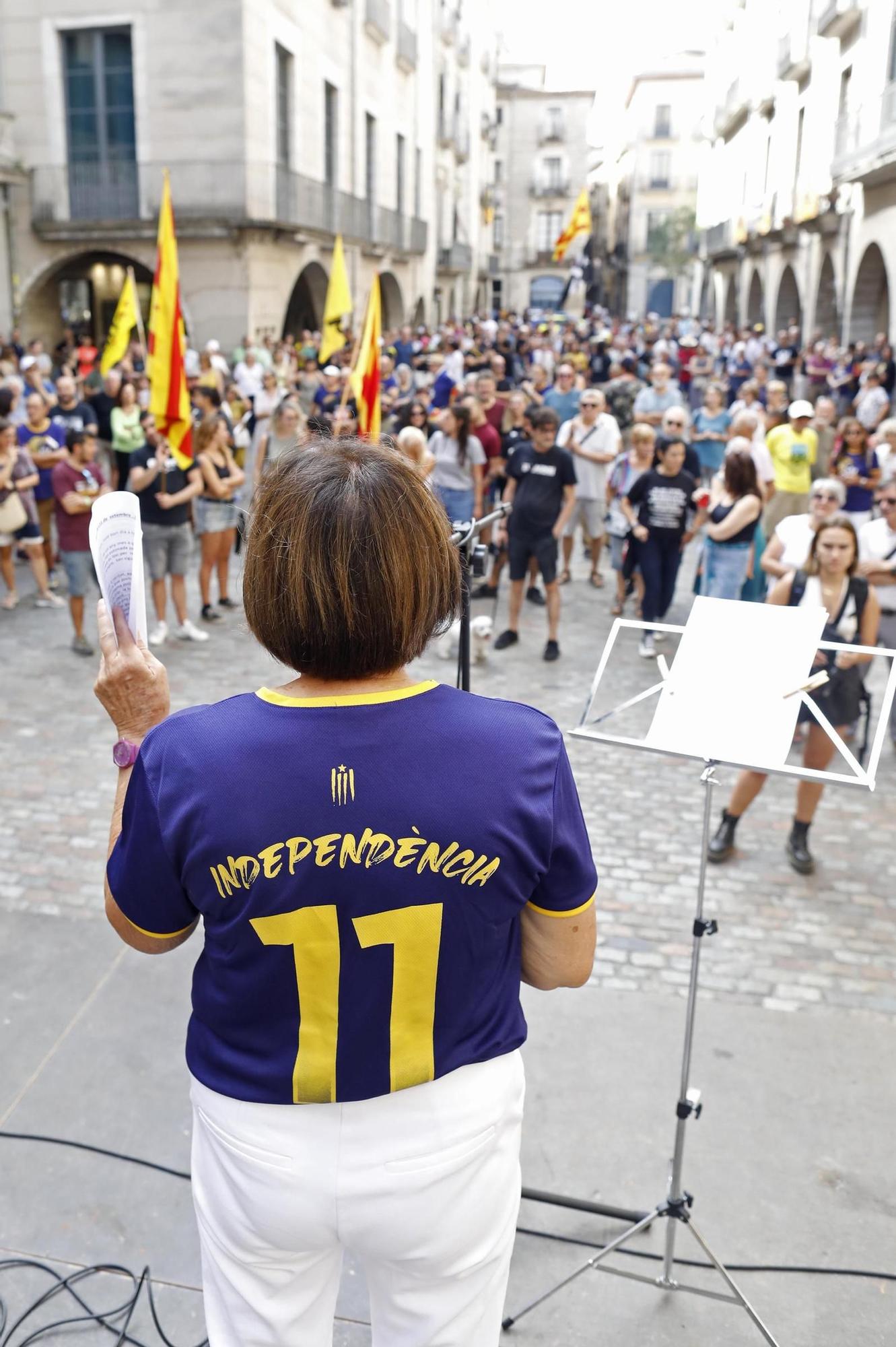 La manifestació de Girona de la Diada, en imatges