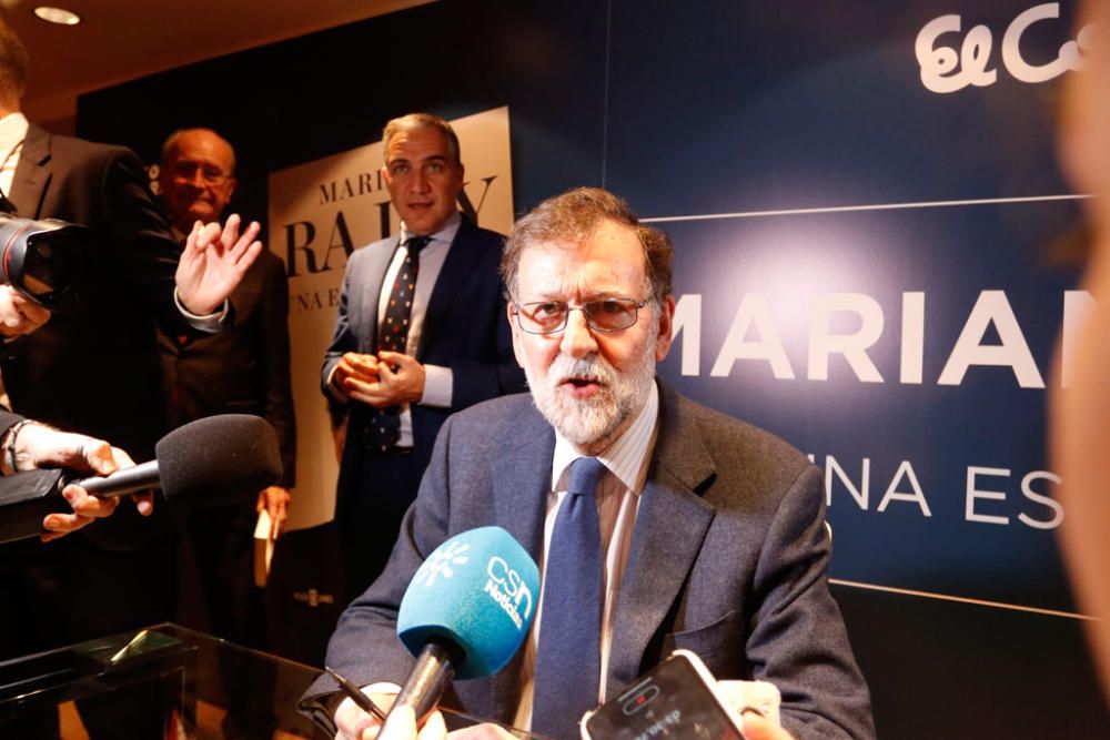 Firma de libros de Mariano Rajoy.