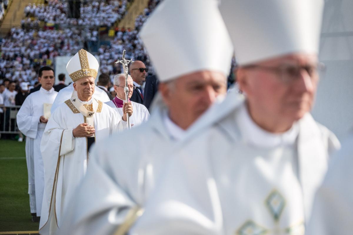 La misa del papa León XIV en el estadio de Gran Canaria
