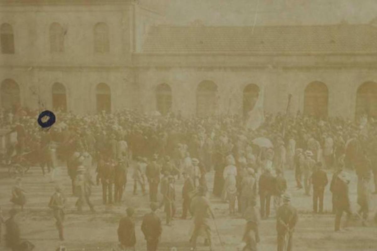 Recibimiento a Quiroga en Pontevedra en 1911. | MUSEO DE PONTEVEDRA