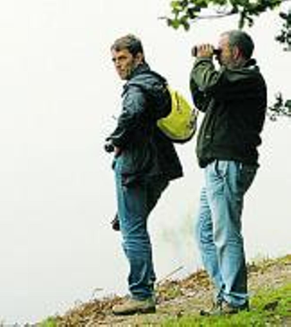 Turistas, en Peñamayor. / á. espina