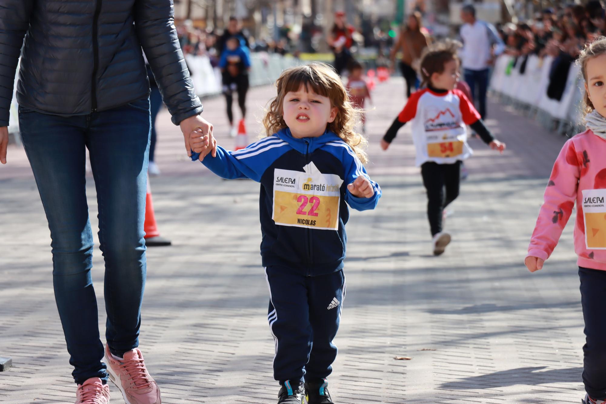 Las mejores imágenes de la maratón infantil en Castelló