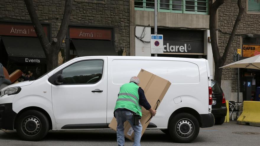 La &#039;tasa Amazon&#039; por el reparto de productos &#039;online&#039; entra en vigor la próxima semana en Barcelona