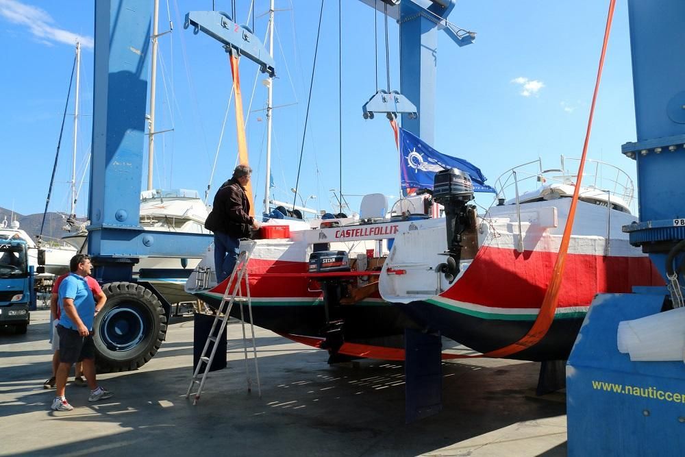 El catamarà de''n Pepe de Castellfollit ja és al Port de Roses