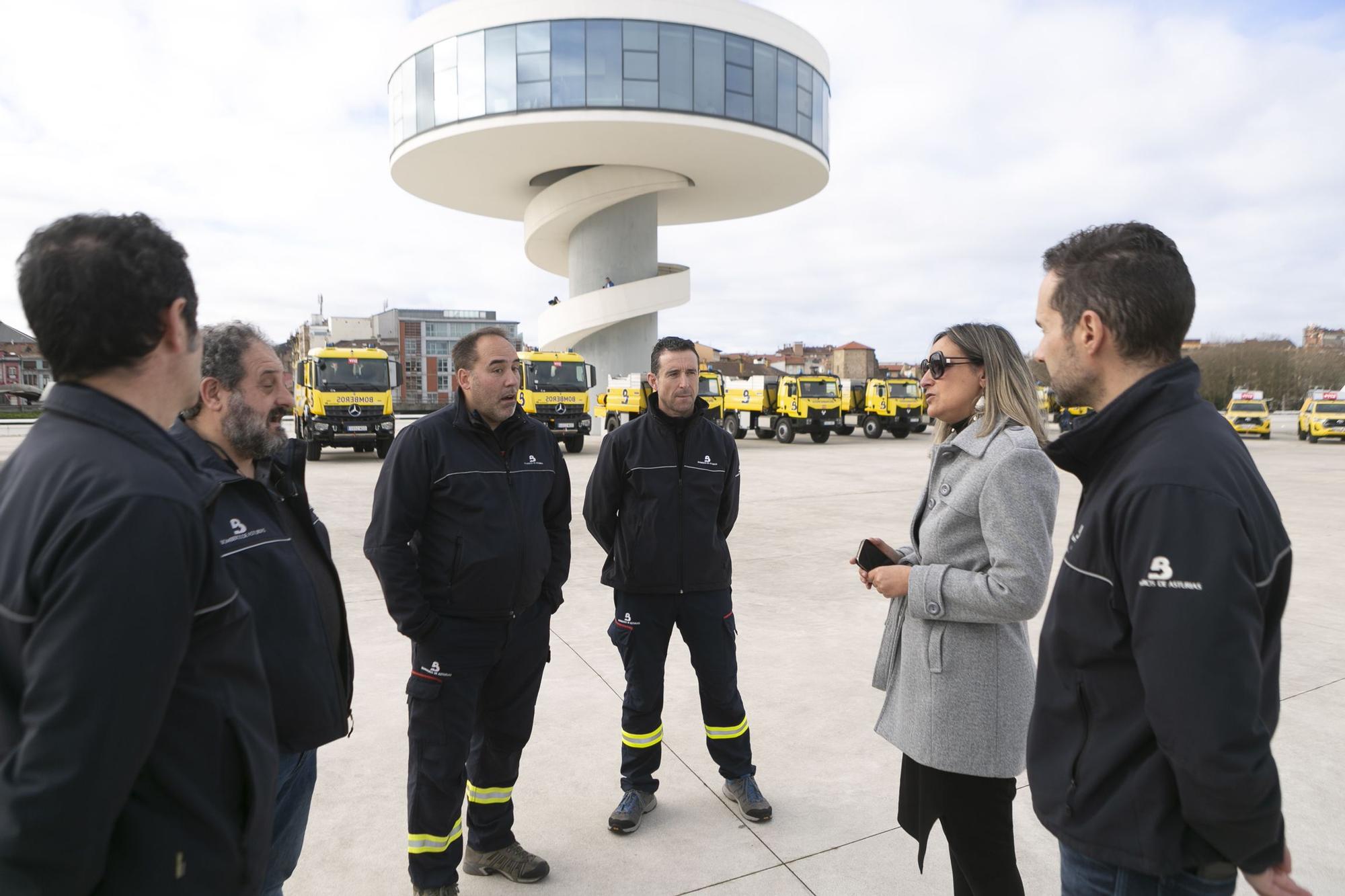 Así son los nuevos camiones de bomberos de Asturias