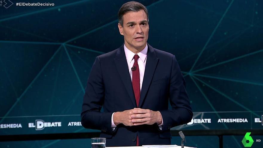 Debate en Atresmedia. Sánchez: "Solo el PSOE puede ganar a las dos derechas y estamos muy cerca"