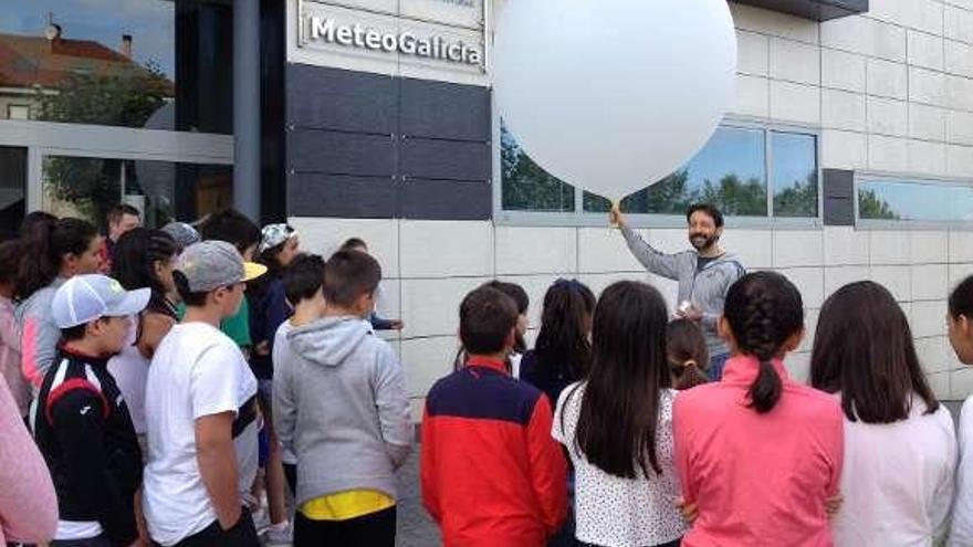 Un momento de la actividad en Meteogalicia. // Fdv