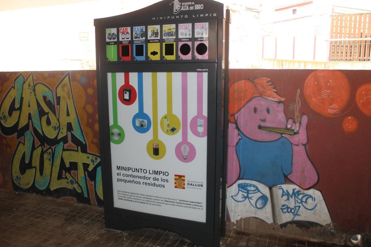 En estos puntos se podrán depositar baterías, CD´s, pequeños aparatos electrónicos o pilas, entre otros.