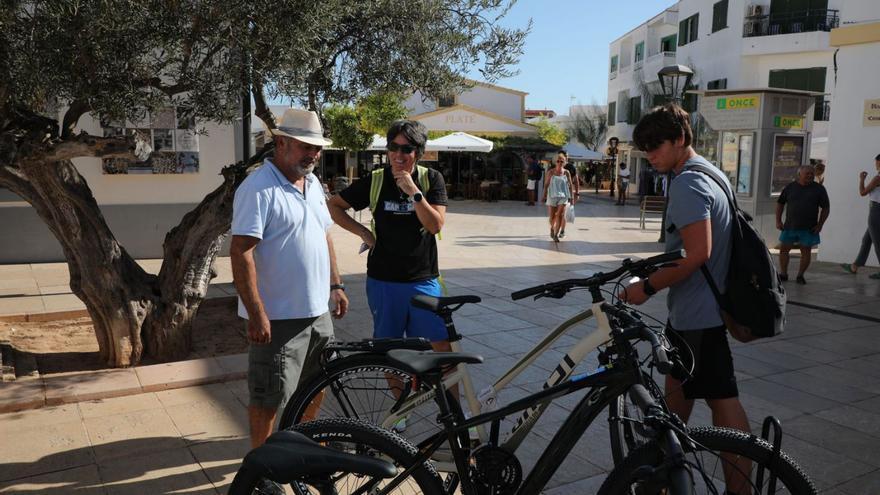 Las bicicletas eléctricas tiran del sector del alquiler en Formentera