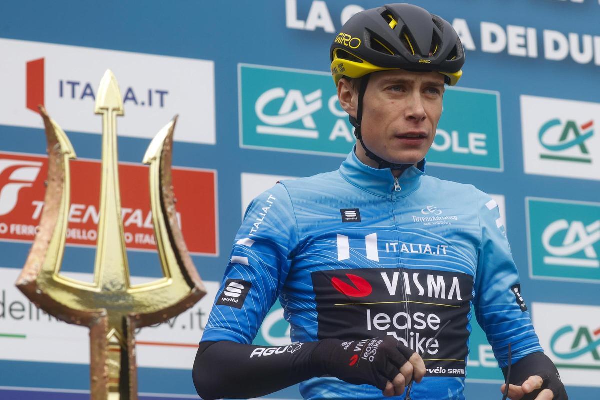 Jonas Vingegaard, líder de la Tirreno Adriático
