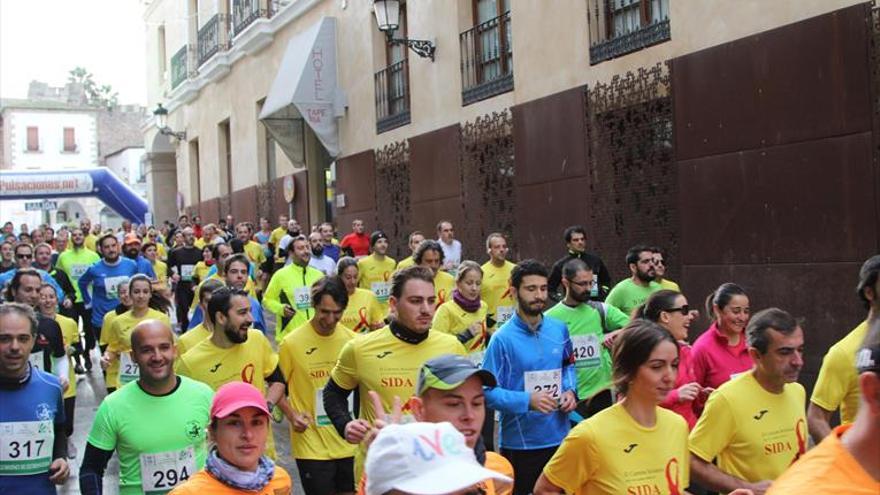Corredores apoyarán la lucha contra el sida en Cáceres