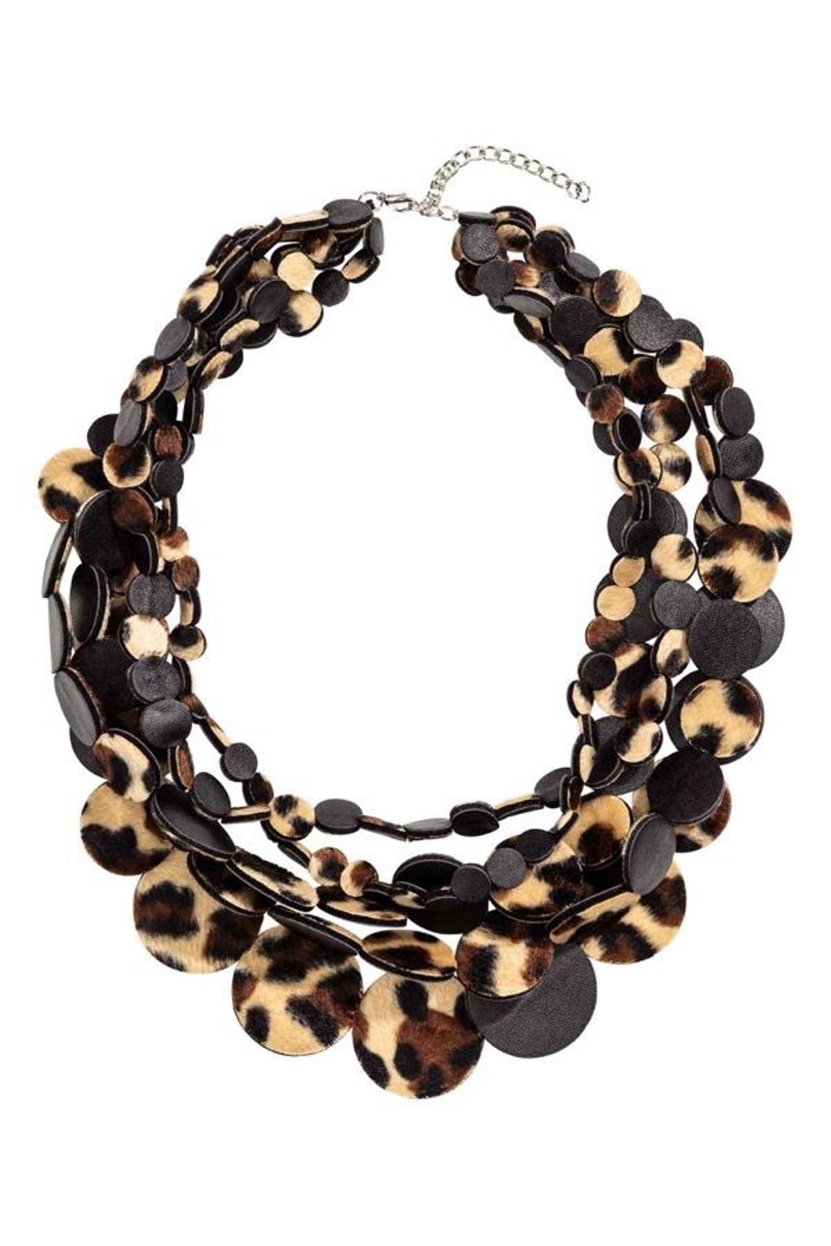 Joyas XL: H&amp;M, collar de cuero