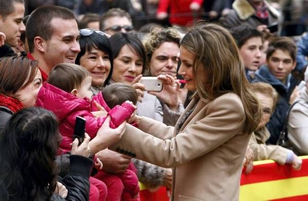 Fotogalería: Los Príncipes de Asturias, en Alcañiz y Caspe.