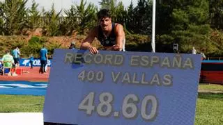 David Delgado y su plusmarca nacional: "Estoy que ni me lo creo"