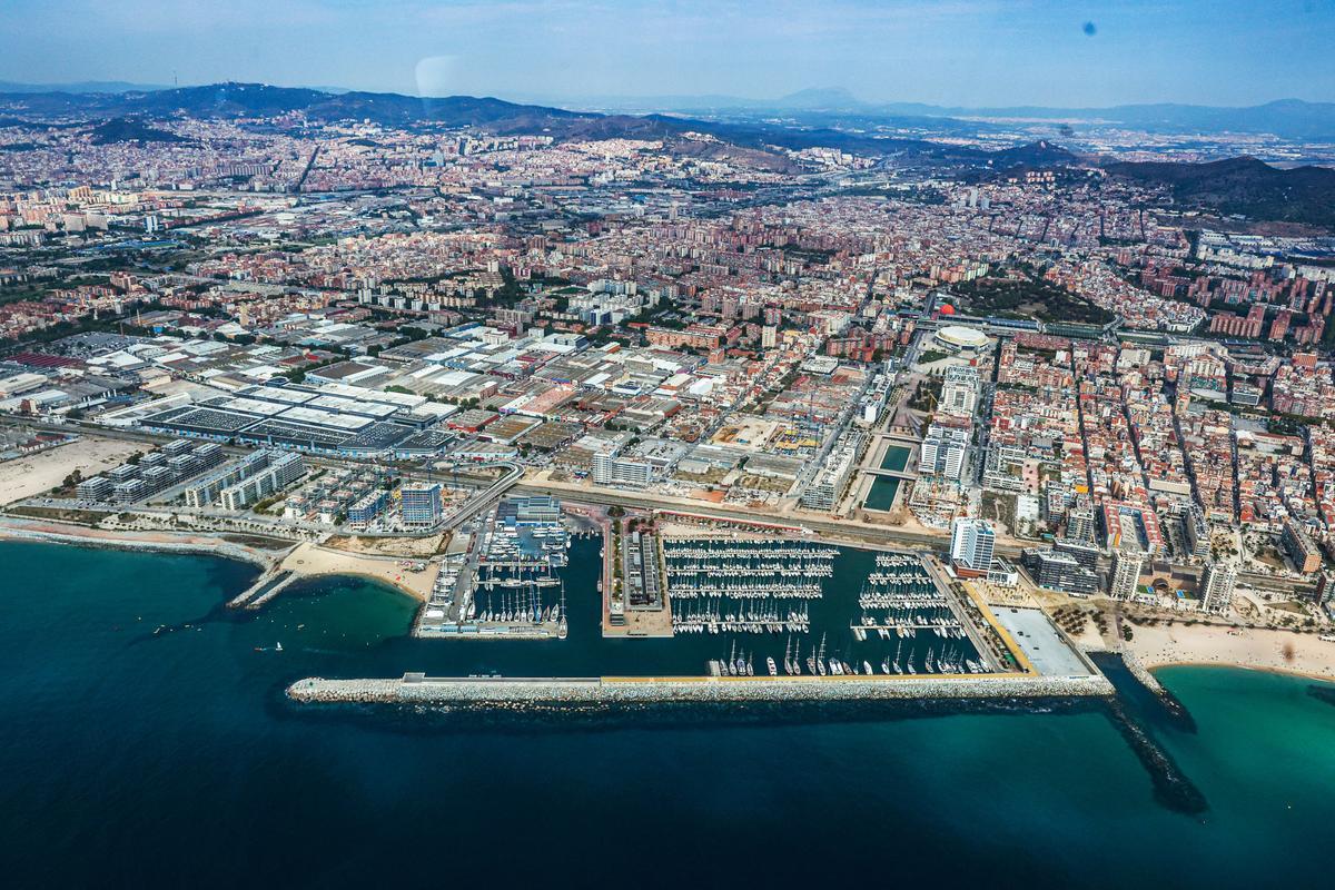 Las obras en Barcelona desde el aire