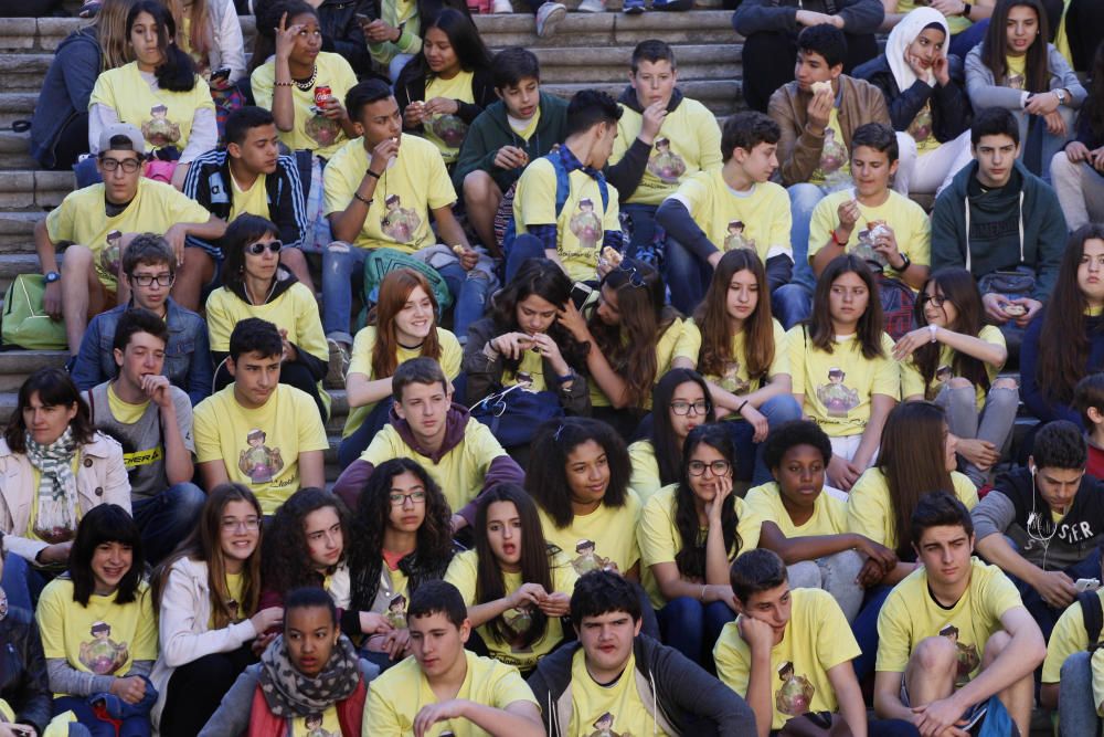 Trobada d''alumnes de municipis amb patrimoni jueu