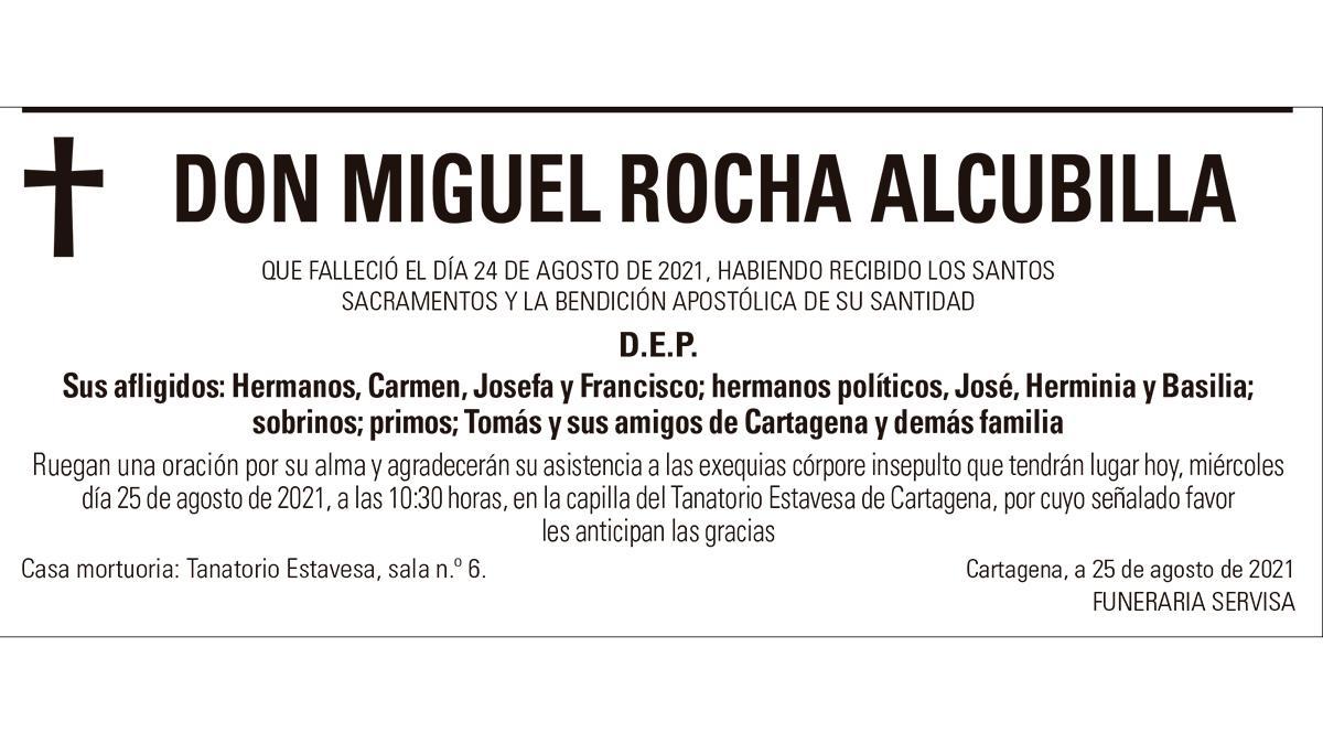D. Miguel Rocha Alcubilla