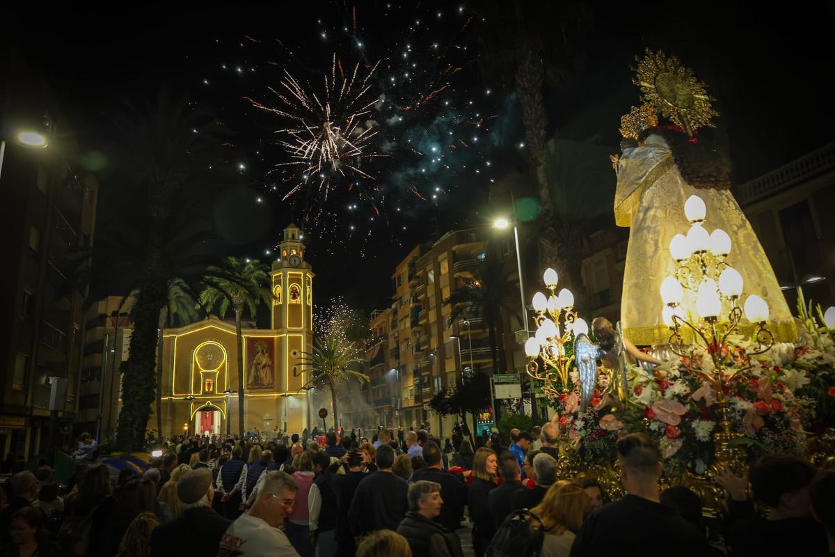 El castillo de fuegos artificiales.