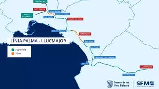 Estas son las paradas del nuevo tren de Palma a Llucmajor