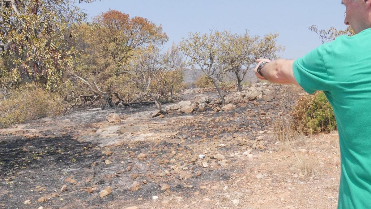 Zona 0 del incendio: El lugar en el que se vio a un hombre salir corriendo entre las llamas