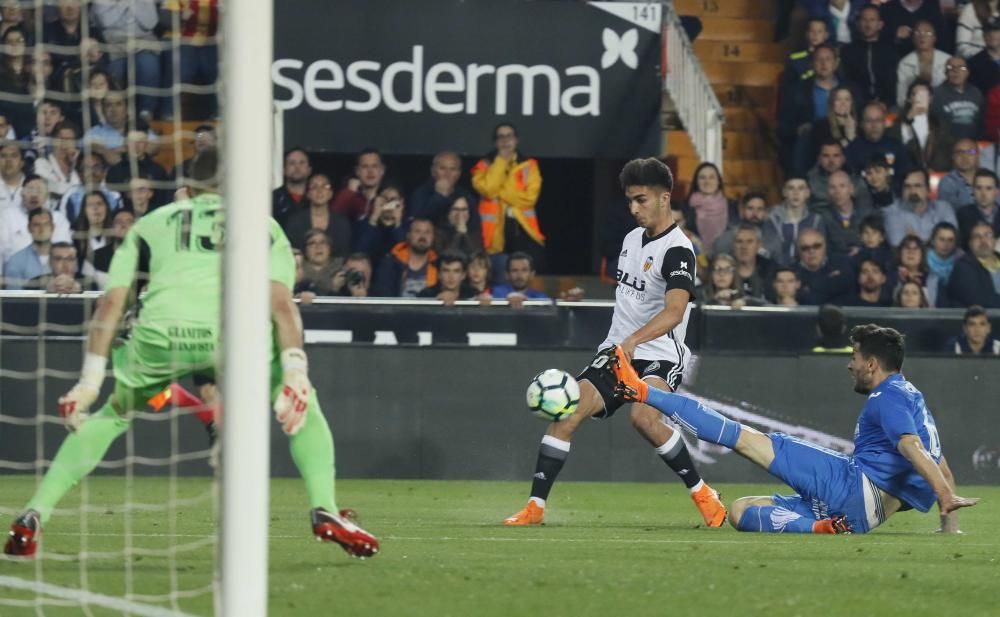 Valencia - Getafe, en imágenes