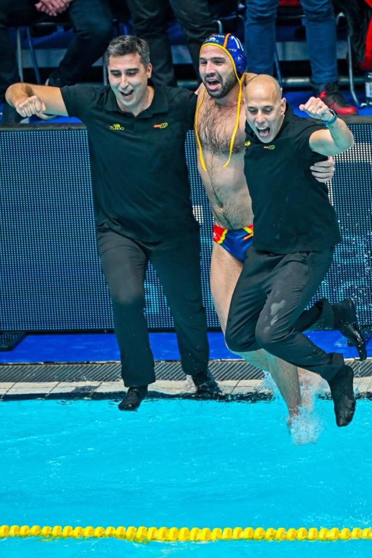 España gana a Croacia en el Europeo de Waterpolo