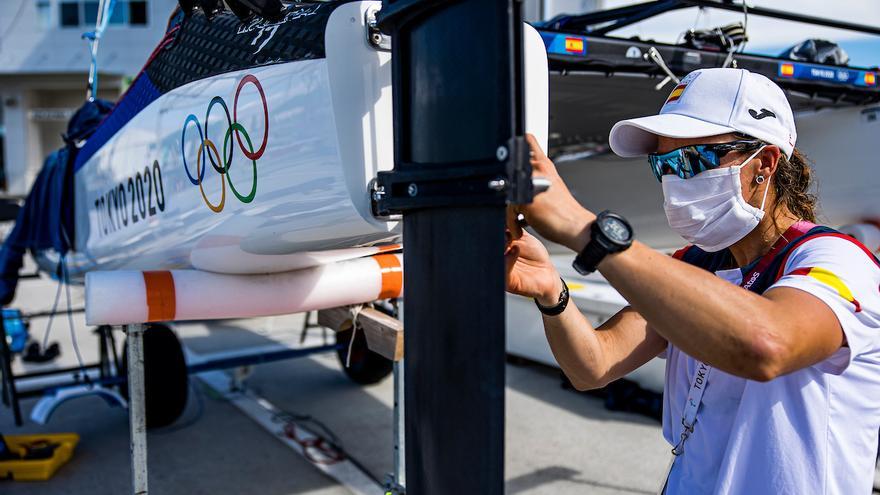 Tara Pacheco navegará con el gallego Iago López Marra la nueva campaña olímpica