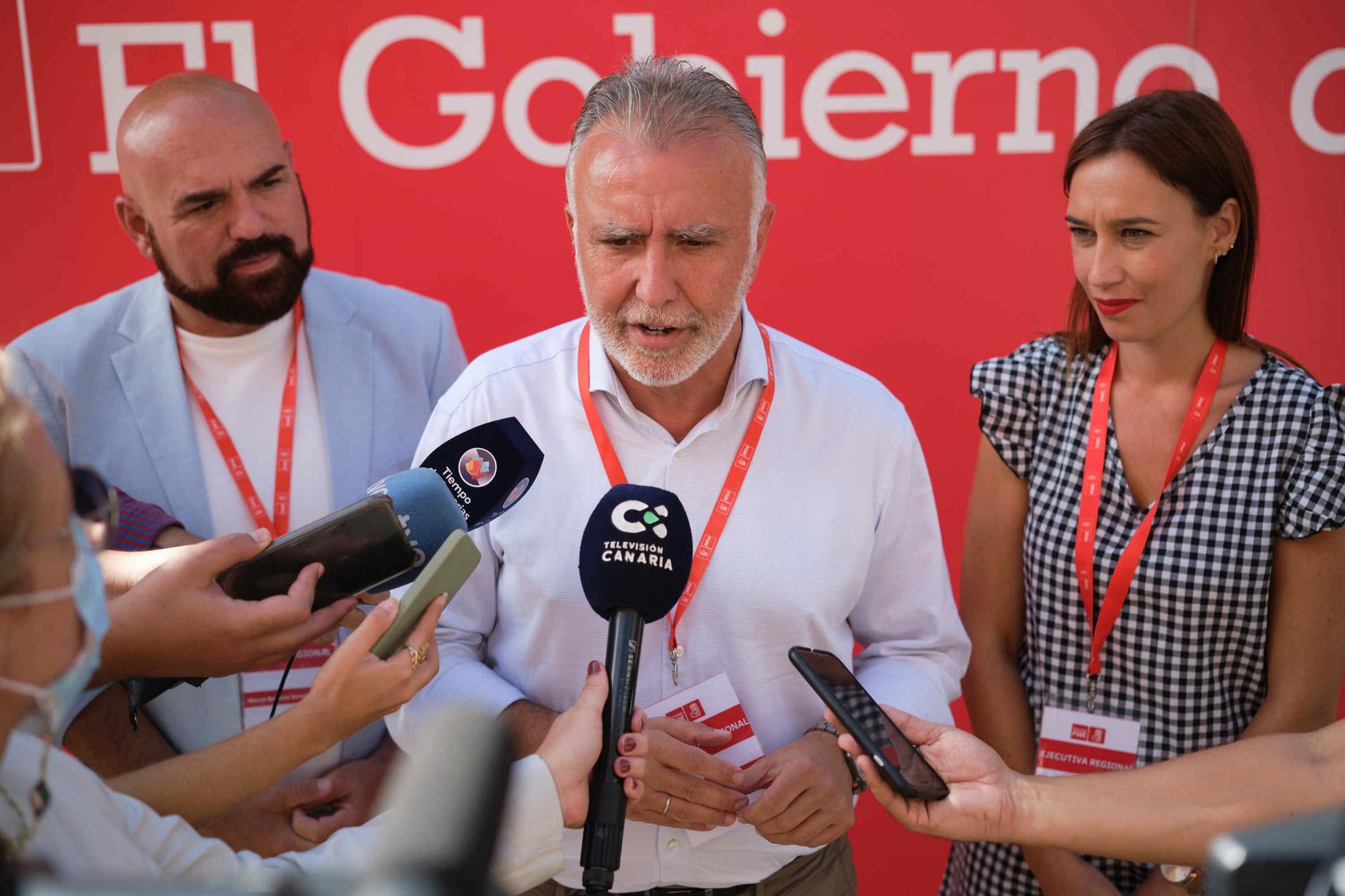 Comité Regional del PSOE celebrado en Puerto de la Cruz (Tenerife)