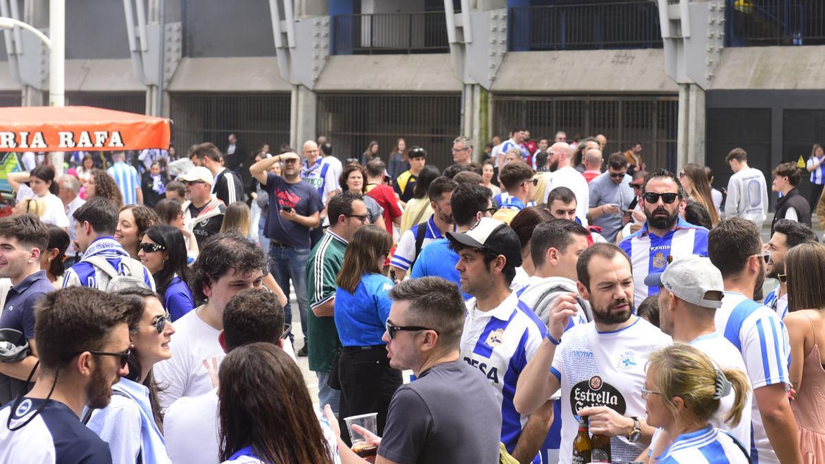 Día de las Peñas en Riazor