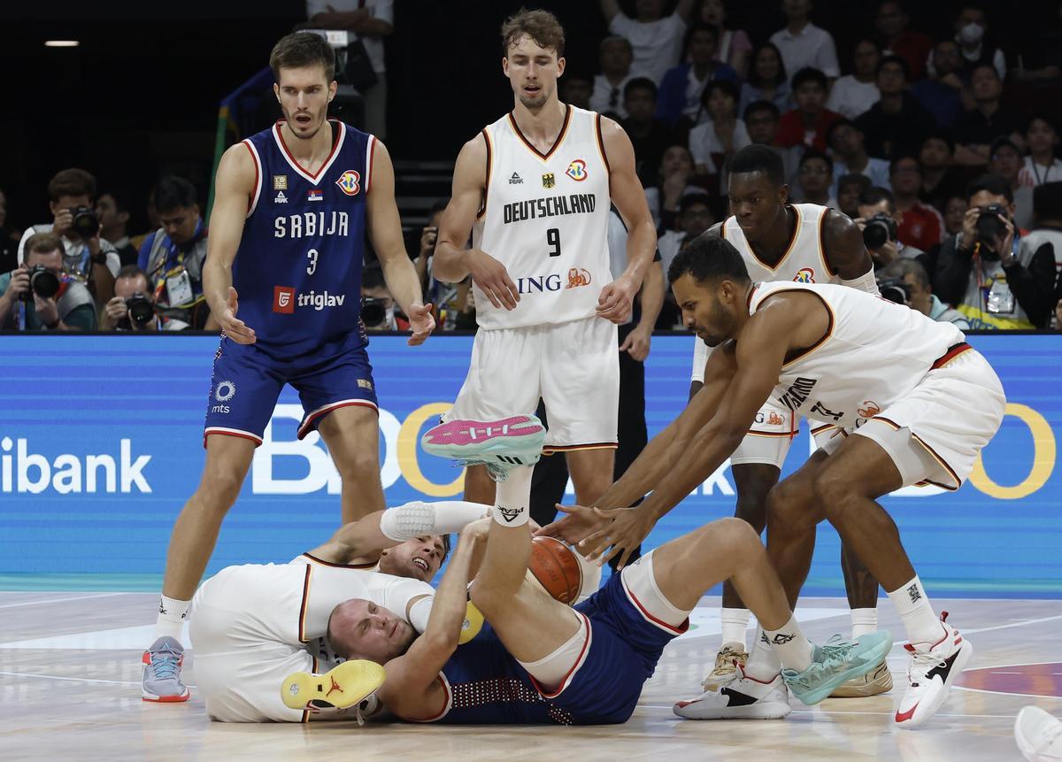 La final entre Alemania y Serbia del Mundial de baloncesto, en imágenes.
