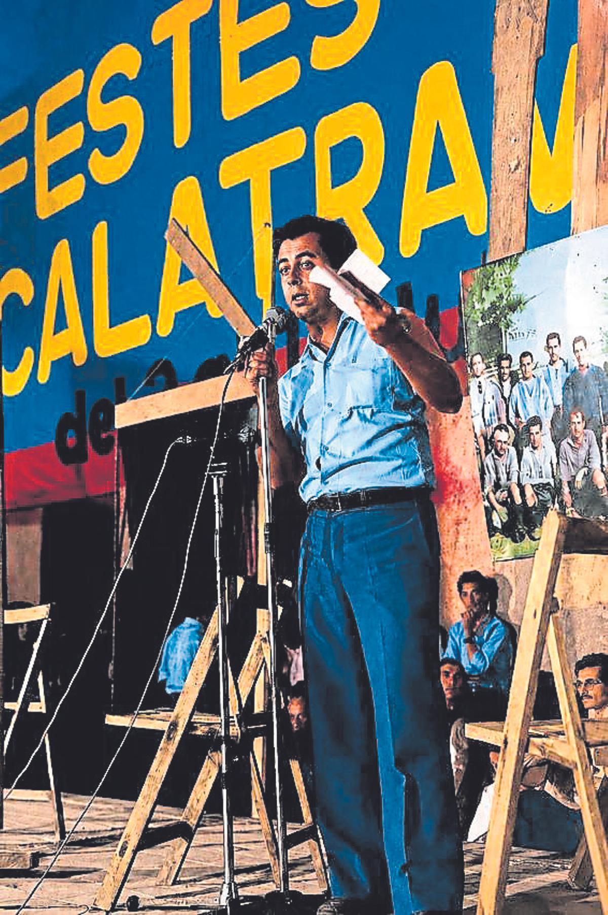 El presentador de les Nits de Cançó. El presentador de les Nits de Cançó.