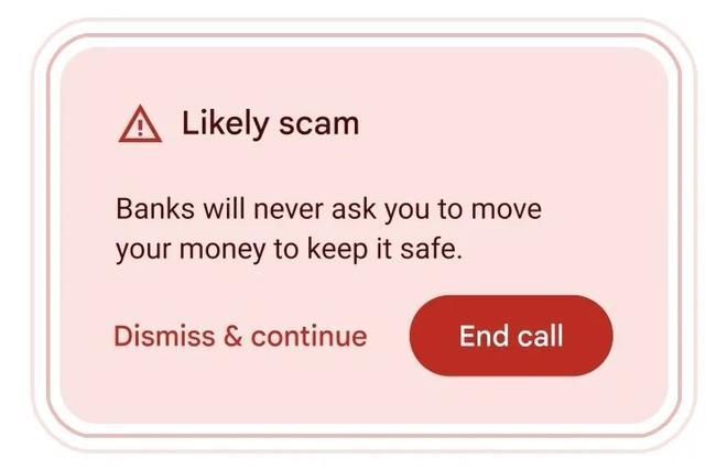 La advertencia que Google lanzará a sus usuarios si detecta una llamada de spam.