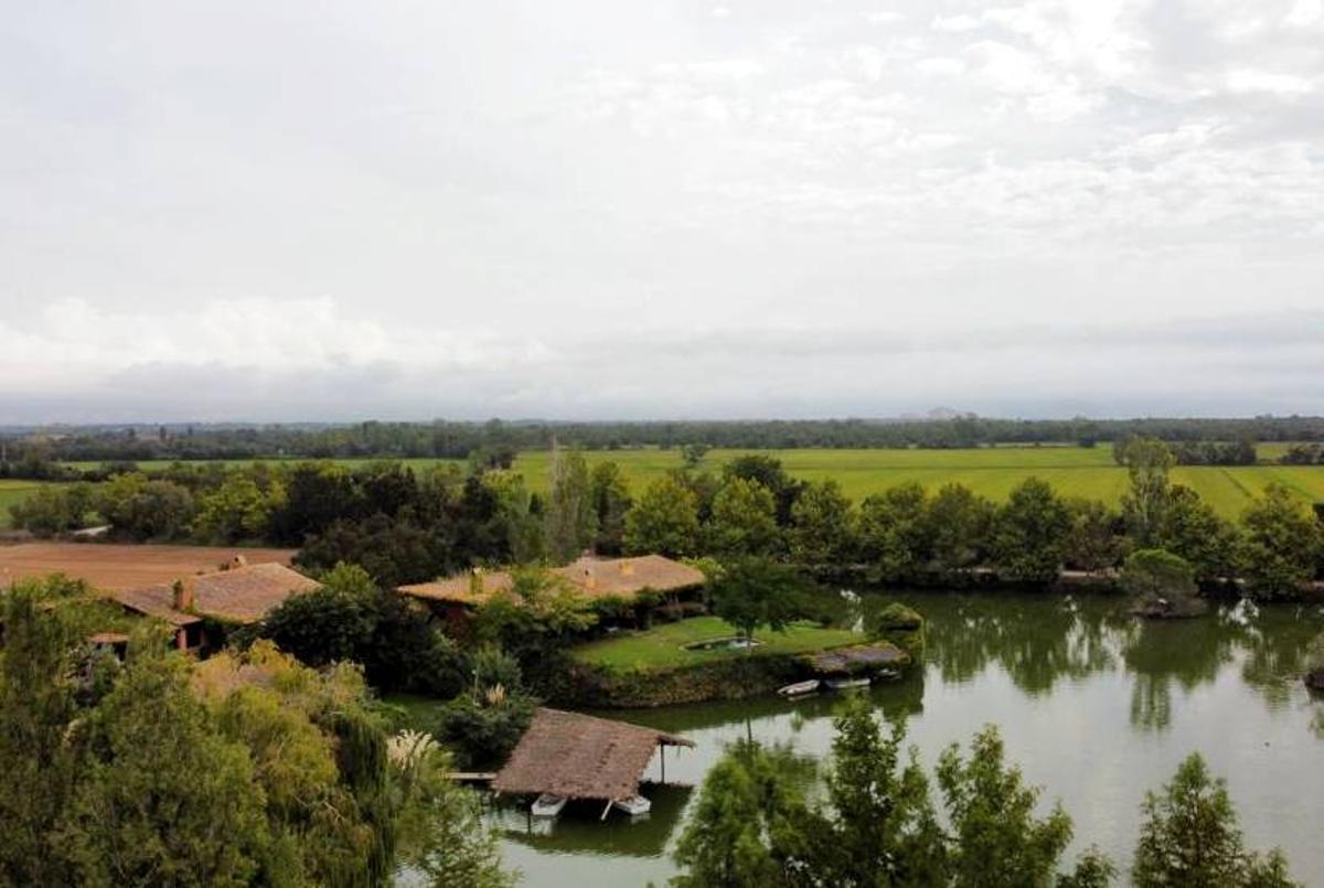 El complejo de la Yeguada Senillosa en los Aiguamolls de l'Empordà.