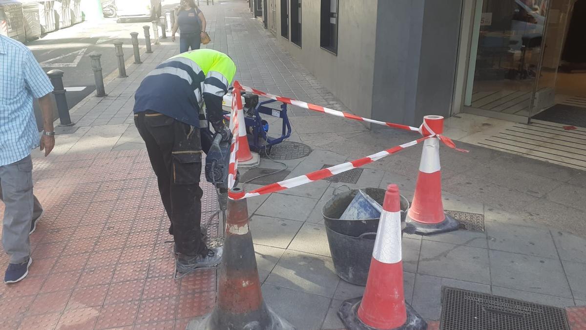 Arreglos de aceras en Alicante