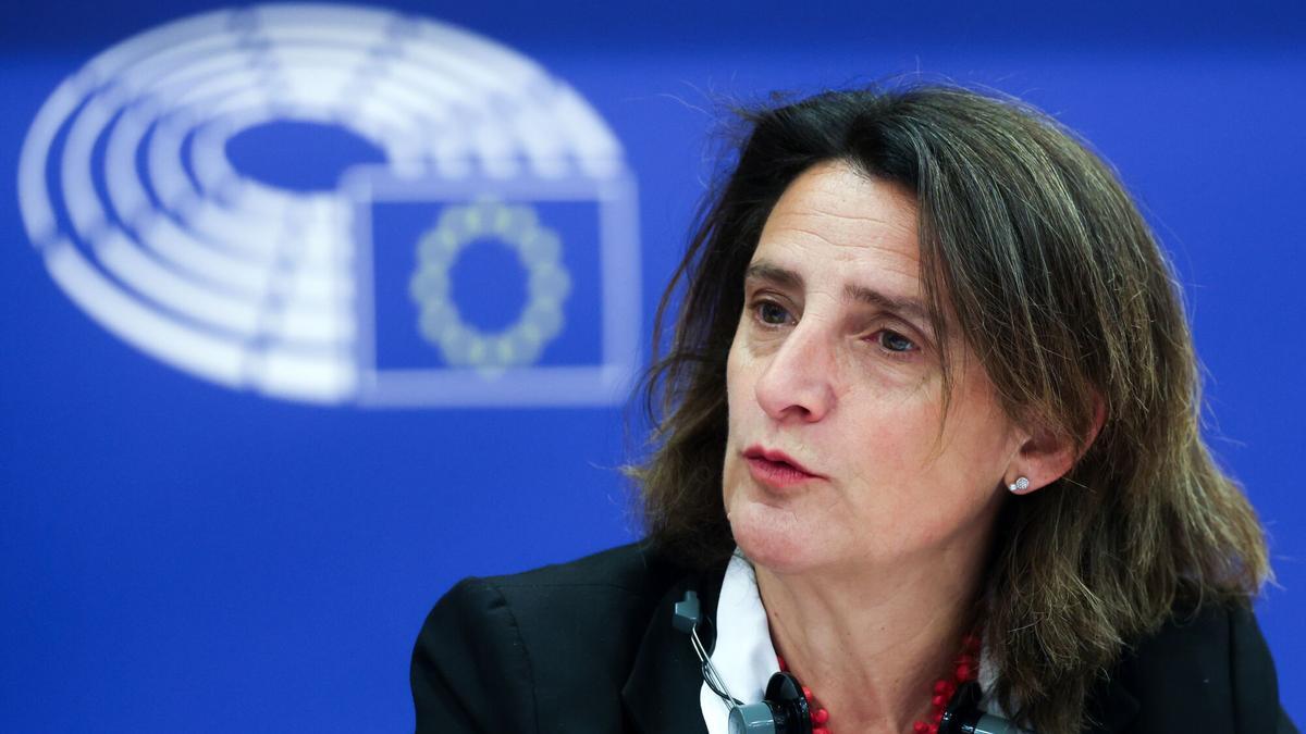 La vicepresidenta para la Transición Limpia y responsable de la política de competencia de la Comisión Europea, Teresa Ribera
