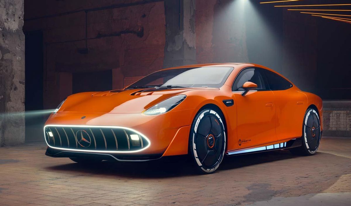 Mercedes, AMG GT XX'e 1.300 hp'den fazla elektrik ve üç motor koyuyor
