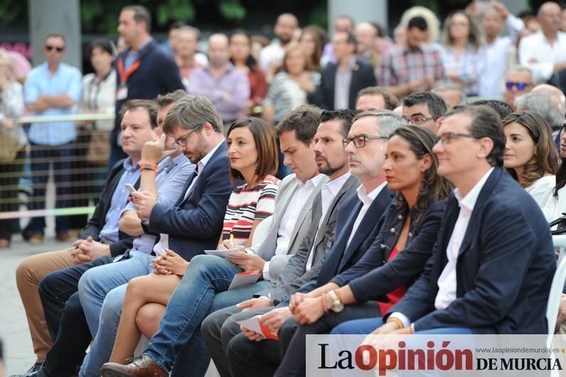 Albert Rivera, líder de Ciudadanos, en Murcia