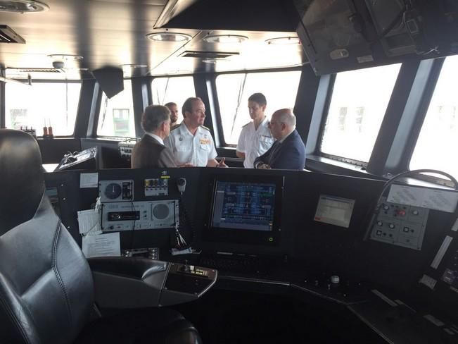 Antonio Morales visita el Mando Naval de Canarias