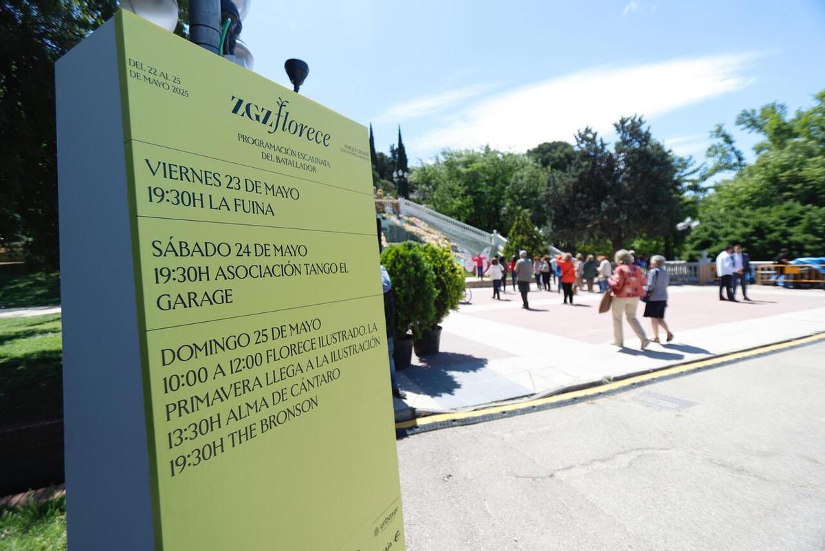 En imágenes | Presentación del Zaragoza Florece en el Parque Grande José Antonio Labordeta