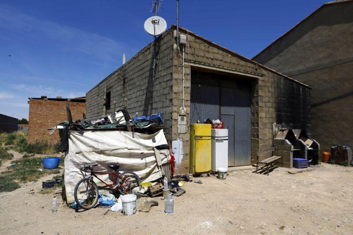 El Ejército despliega un espacio covid-19 en Albalate de Cinca