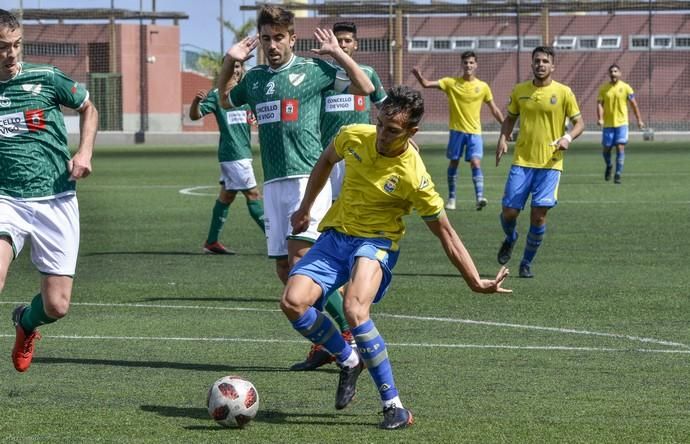 LAS PALMAS DE GRAN CANARIA. Las Palmas Atco - Coruxo, jugada del gol de Las Palmas Atco..  | 21/04/2019 | Fotógrafo: José Pérez Curbelo