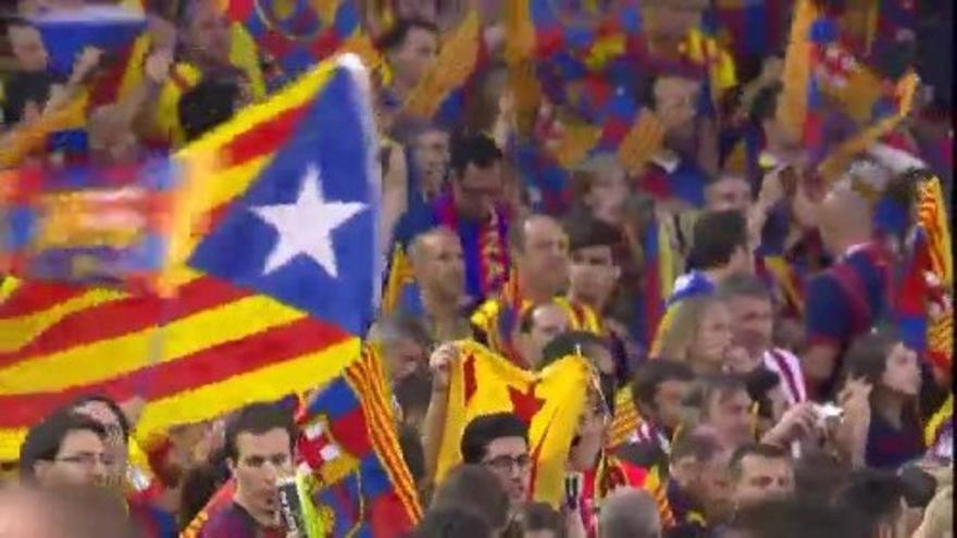 30.000 estelades 'vestirán' esta noche el Camp Nou