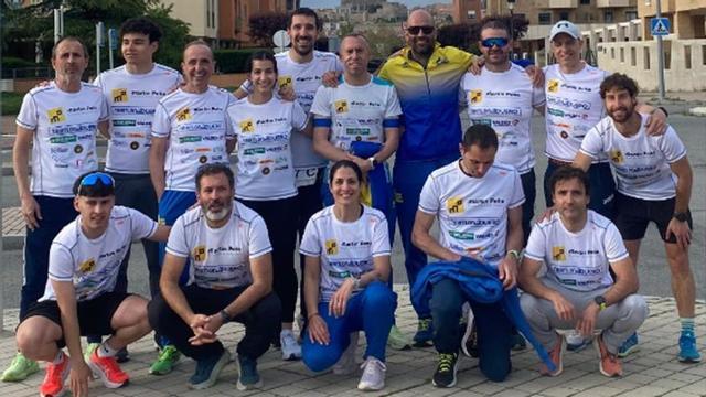 Foto de equipo del Construcciones Martín Peña-Triatlón Duero. | CEDIDA