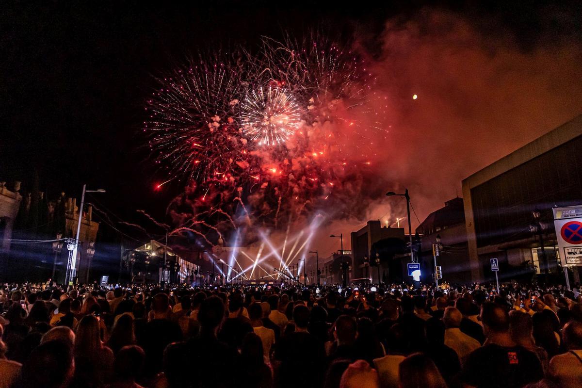 El Piromusical cierra la Mercè a ritmo de Sónar