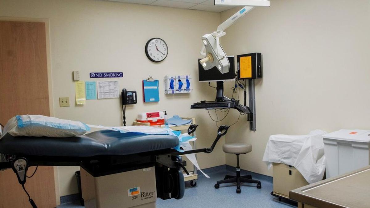 La sala de una clínica donde se practican abortos, en una imagen de archivo.