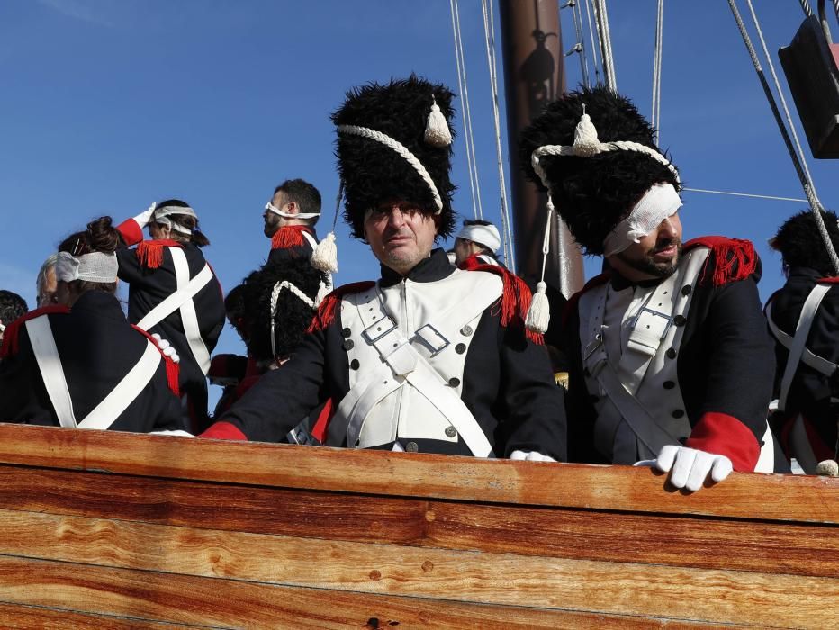 La representación de la Reconquista de Vigo vuelve a abarrotar las calles del Casco Vello de miles de vigueses