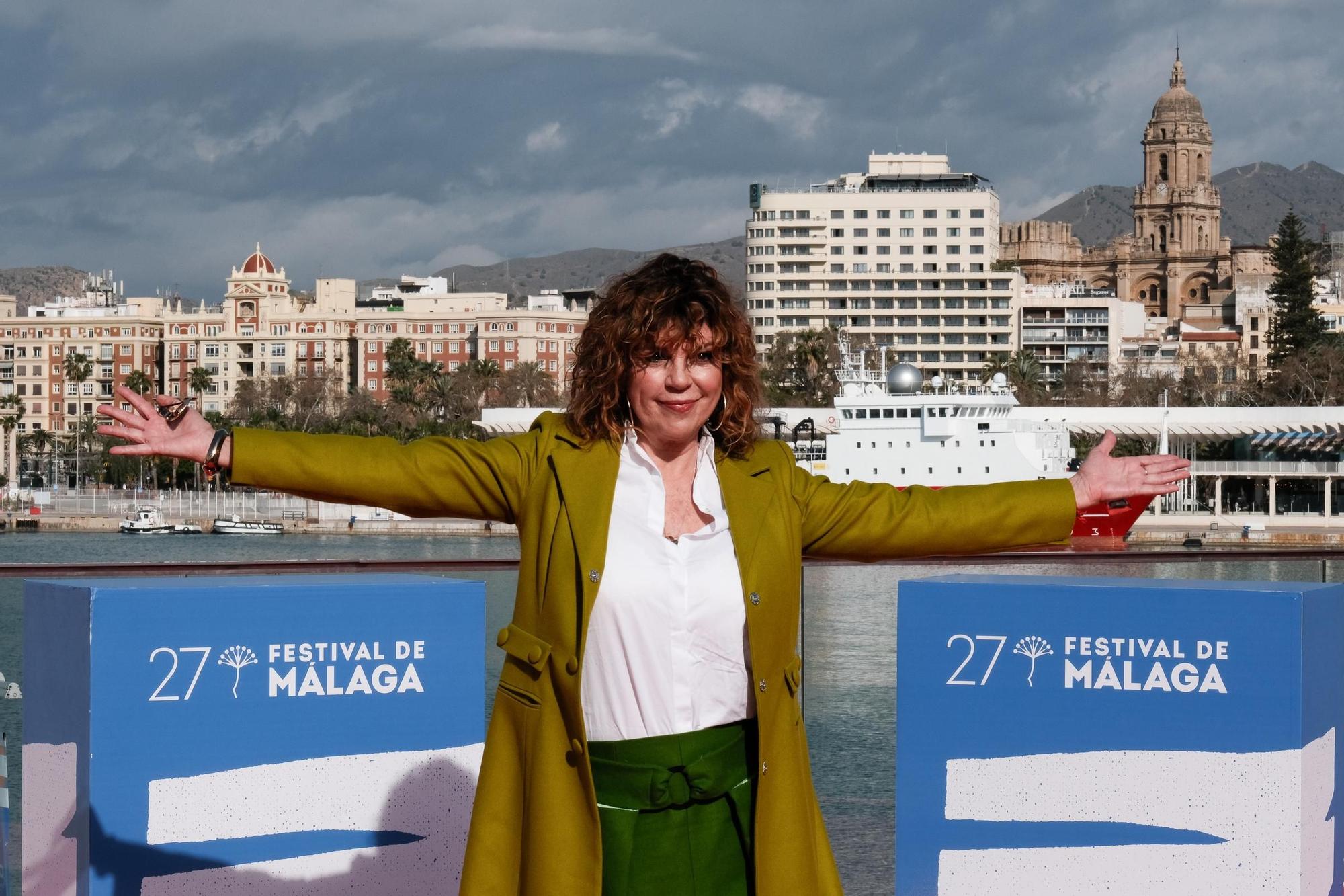 Photocall de la serie 'Eva & Nicole', en el Festival de Málaga 2024.