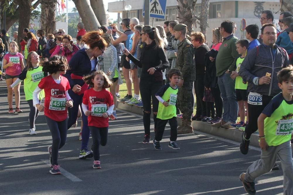 1/4 milla en categorías Benjamín y Prebenjamín