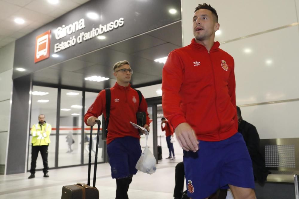 Els jugadors del Girona es desplacen fins a Madrid en l''AVE